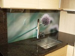 Küchenrückwand aus Echtglas mit Fotodruck